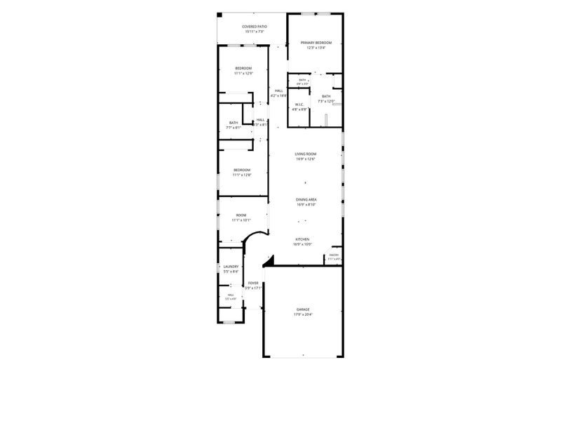 2D floor plan layout of this home in Artavia, Conroe, TX (Image 5).