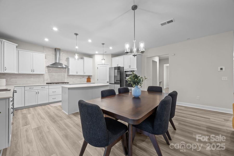 Furnished interior view inside a new home in Parkside Crossing, Charlotte (Image 10). Furnished interior view inside a new home in Parkside Crossing, Charlotte (Image 10).
