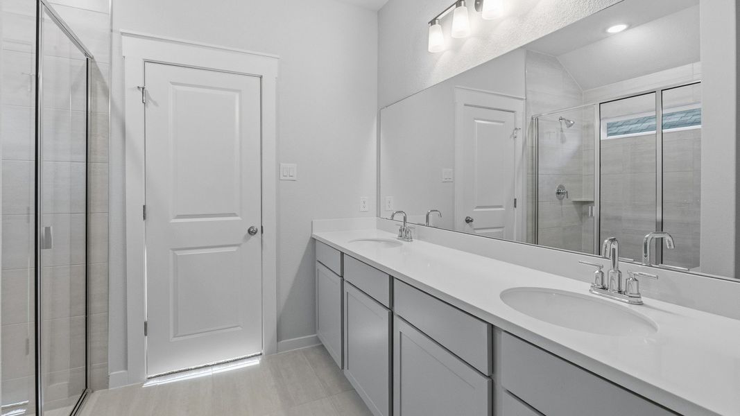 Furnished interior view inside a new home in Opal Ranch, Kyle (Image 8).