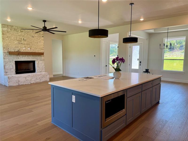 Furnished interior view inside a new home in , Weatherford (Image 8).