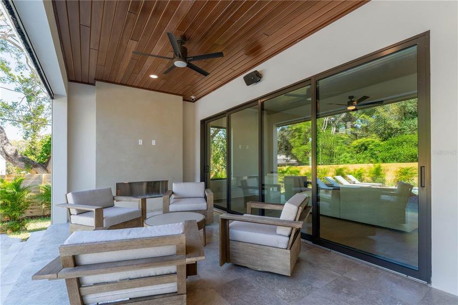 Exterior details and patio area of a home in , Tampa (Image 25).