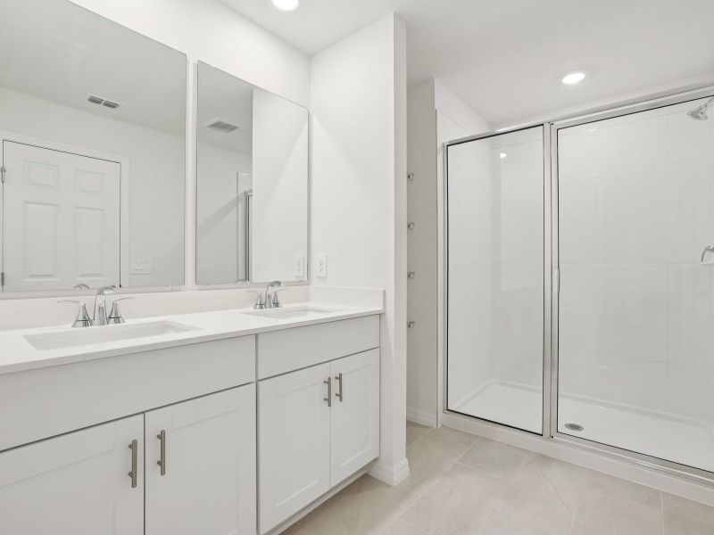 Furnished interior view inside a new home in The Meadow at Crossprairie Townes, St. Cloud (Image 5). Furnished interior view inside a new home in The Meadow at Crossprairie Townes, St. Cloud (Image 5).