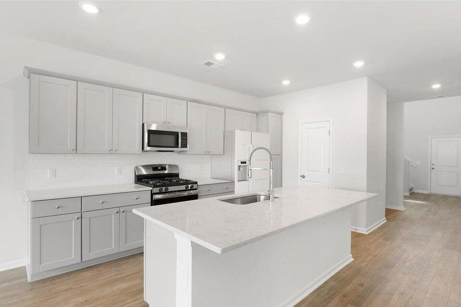 Furnished interior view inside a new home in Heron's Walk at Summers Corner, Summerville (Image 3).