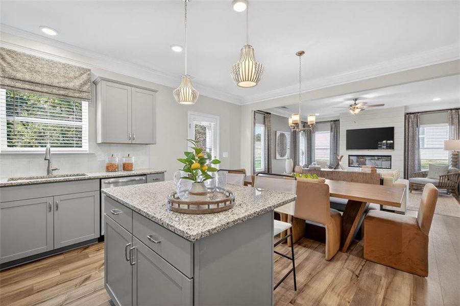 Furnished interior view inside a new home in Oakmont, Dallas (Image 34).
