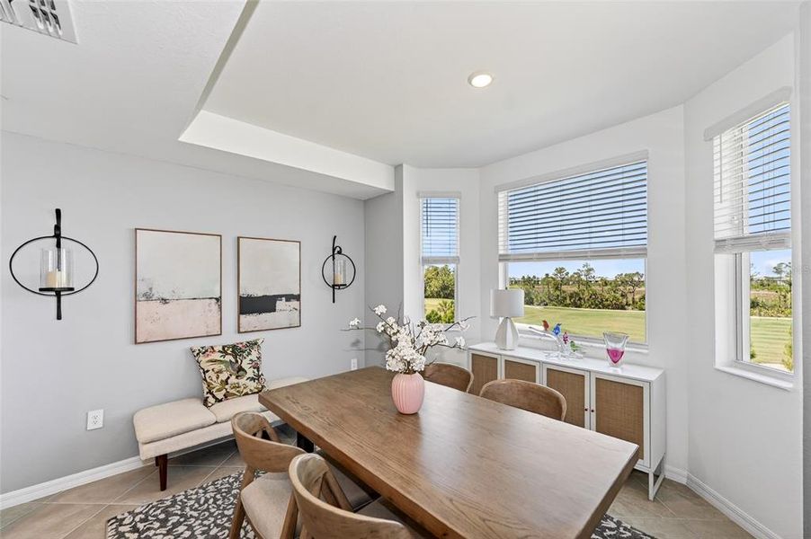 Furnished interior view inside a new home in Wellen Park Golf & Country Club, Venice (Image 20).