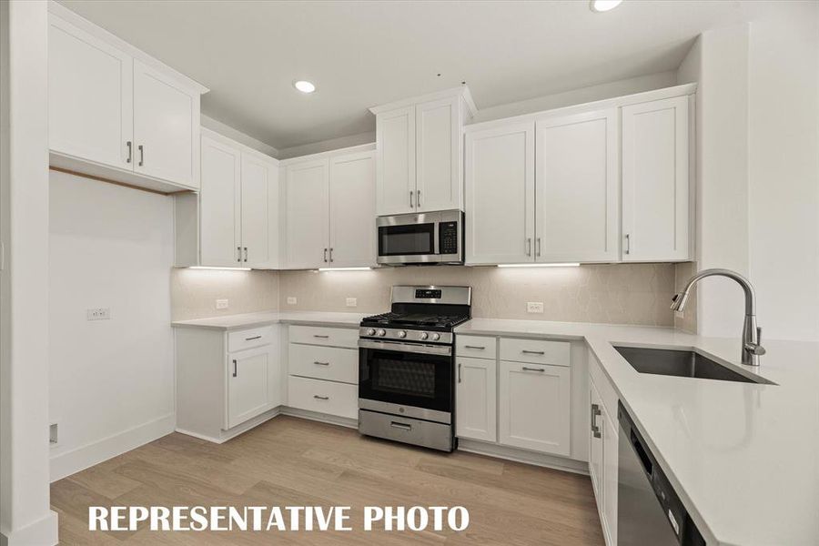 Beautiful finishes and thoughtful design make this kitchen stand out from the crowd!  REPRESENTATIVE PHOTO