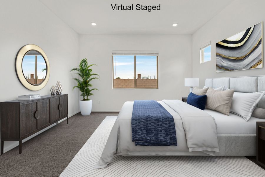 Furnished interior view inside a new home in Saguaro Reserve II, Marana (Image 7).