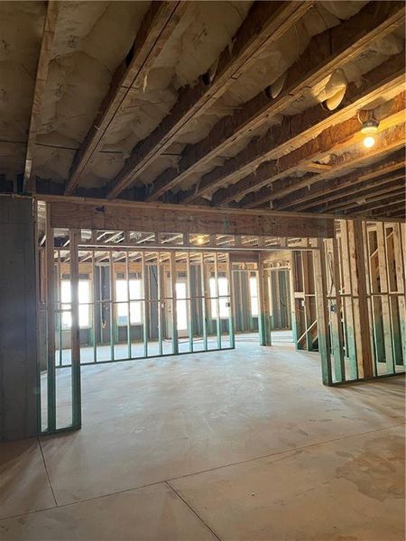 In-progress construction of a new home in Chattahoochee Reserve, Cumming, GA (Image 36).