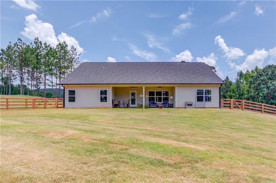 Exterior details and patio area of a home in , Pendergrass (Image 23).