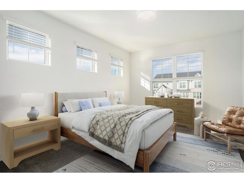 Furnished interior view inside a new home in Eagle Brook Meadows, Loveland (Image 4).