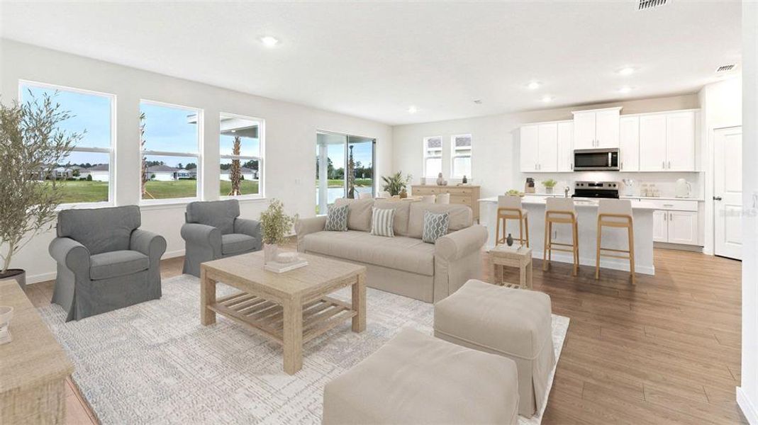 Furnished interior view inside a new home in Archers Mill, Ormond Beach (Image 5).