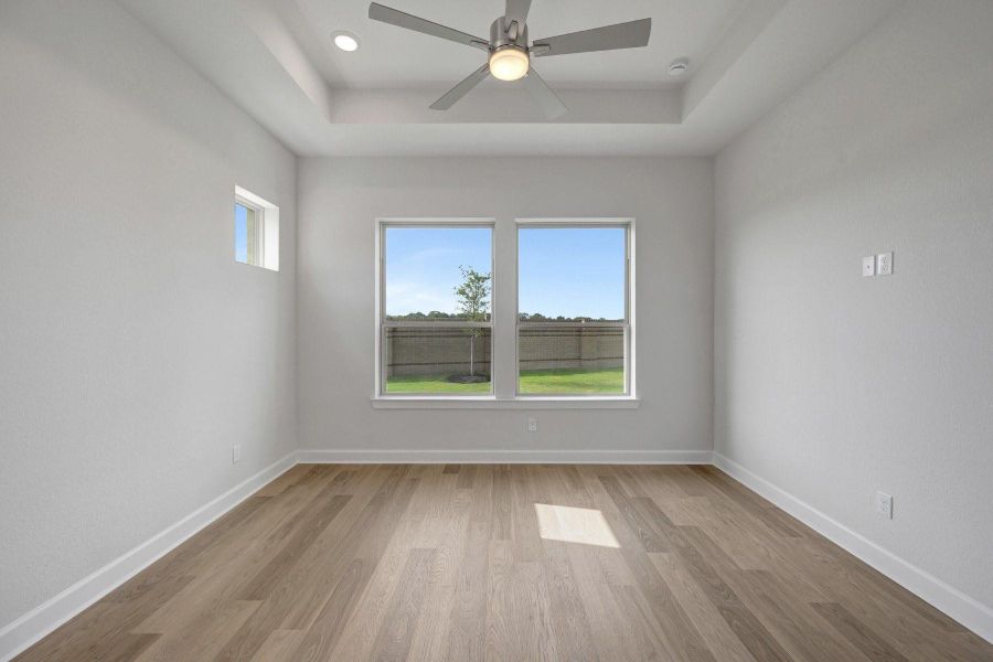 Spacious, unfurnished interior of a new home in Prairieland Village - Grove Collection, Cypress (Image 20).