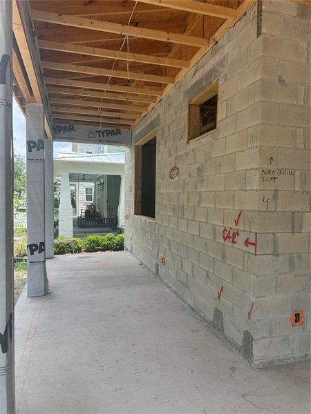 In-progress construction of a new home in , Winter Garden, FL (Image 33).