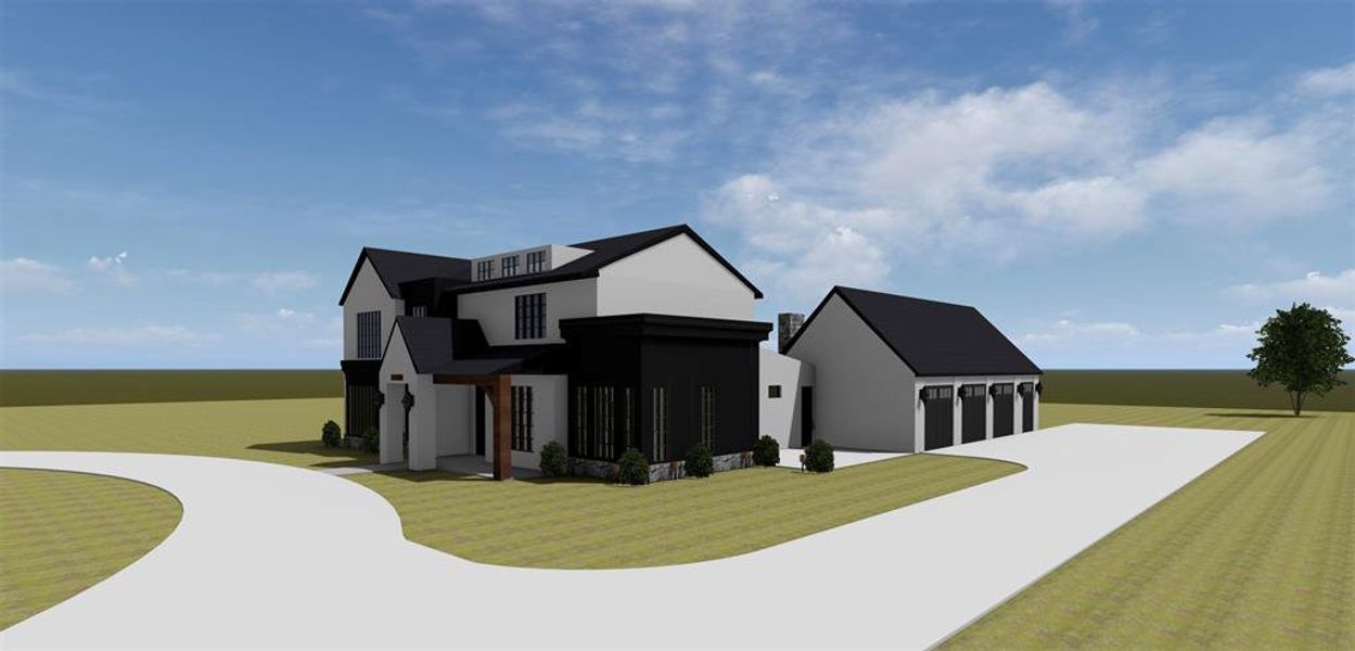 Exterior rendering of this home design in , Alma, TX (Image 6). Exterior rendering of this home design in , Alma, TX (Image 6).