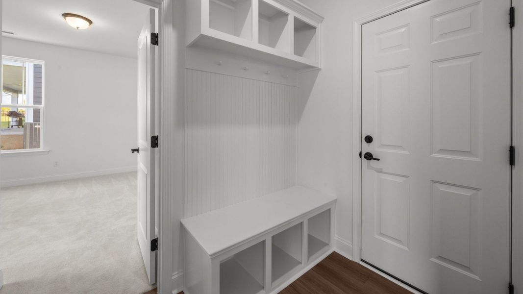 The Norris Plan by DRB Homes in McBride Indian Trail, NC - Mudroom
