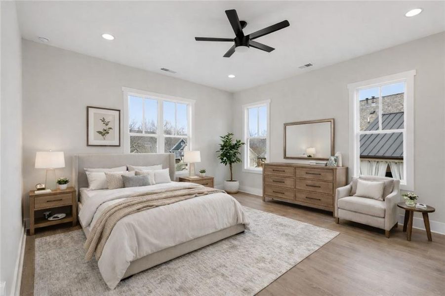 Furnished interior view inside a new home in , Dawsonville (Image 10).