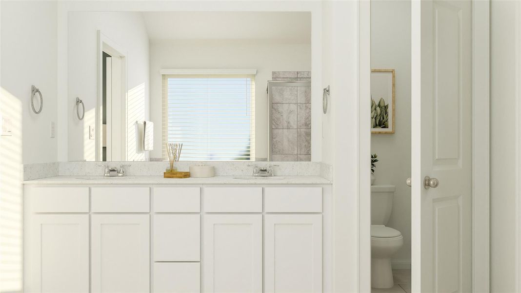 Close-up of interior finishes inside a home in Lively Ranch: Brookstone Collection, Georgetown (Image 18).