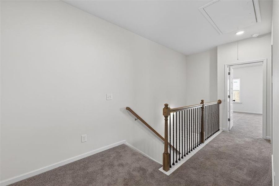 Spacious, unfurnished interior of a new home in Townes At The Stiles, Cartersville (Image 25).