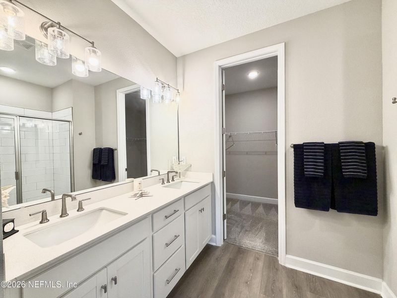 Furnished interior view inside a new home in Seasons at TrailMark, St. Augustine (Image 17).