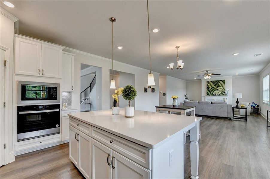 Furnished interior view inside a new home in , Cumming (Image 34).