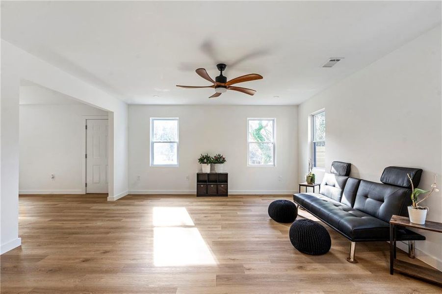 Furnished interior view inside a new home in , Atlanta (Image 16).