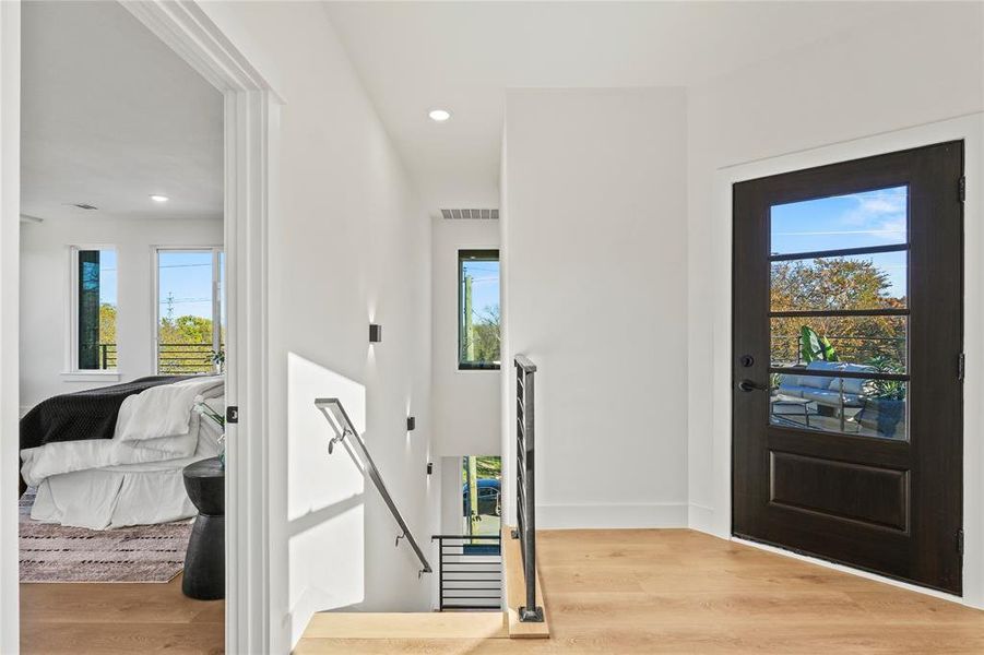 Furnished interior view inside a new home in , Dallas (Image 4).