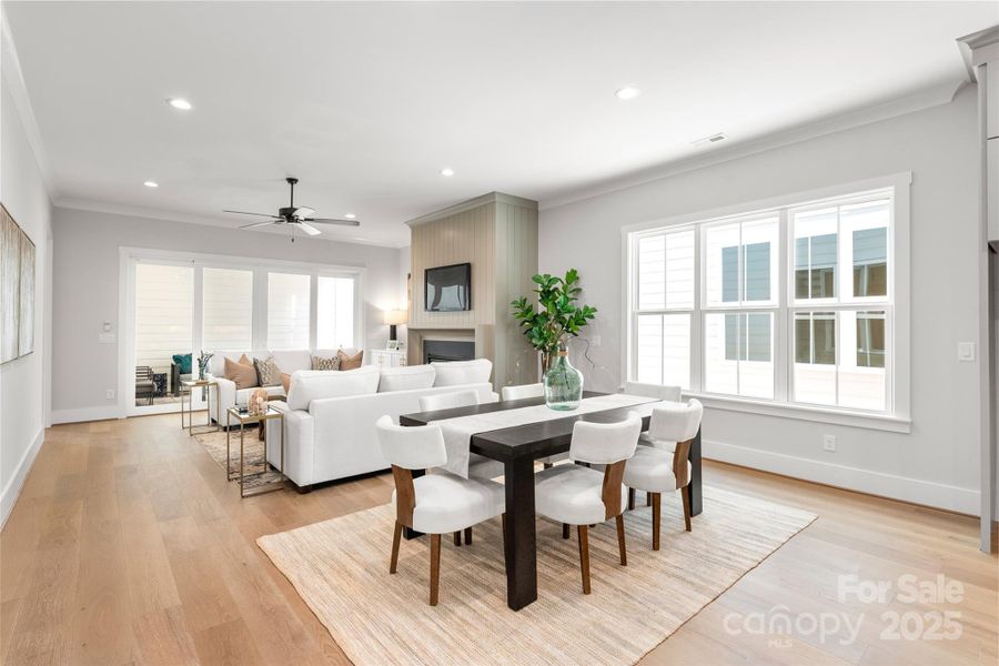 Furnished interior view inside a new home in , Davidson (Image 30).