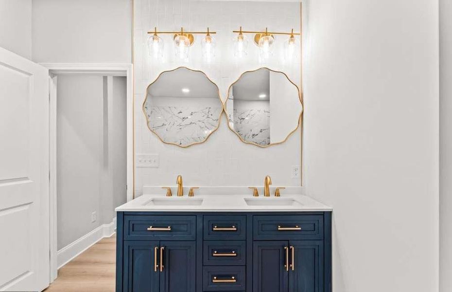 Furnished interior view inside a new home in , Atlanta (Image 8).