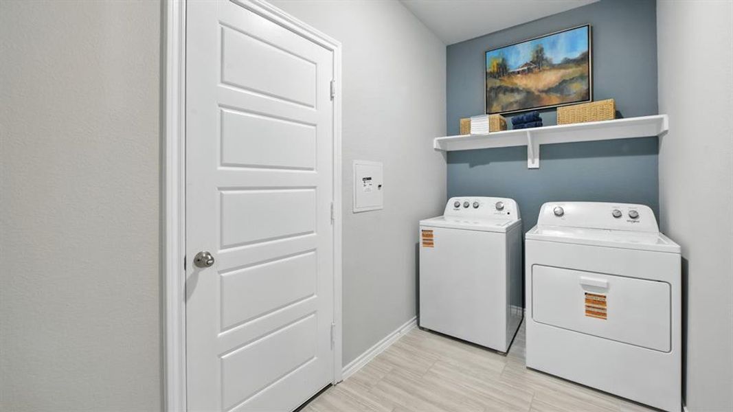 Furnished interior view inside a new home in Monarch at the Meadows, Ponder (Image 22).