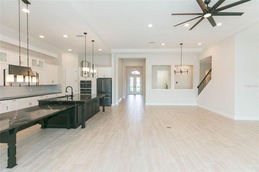 Furnished interior view inside a new home in , San Antonio (Image 12).