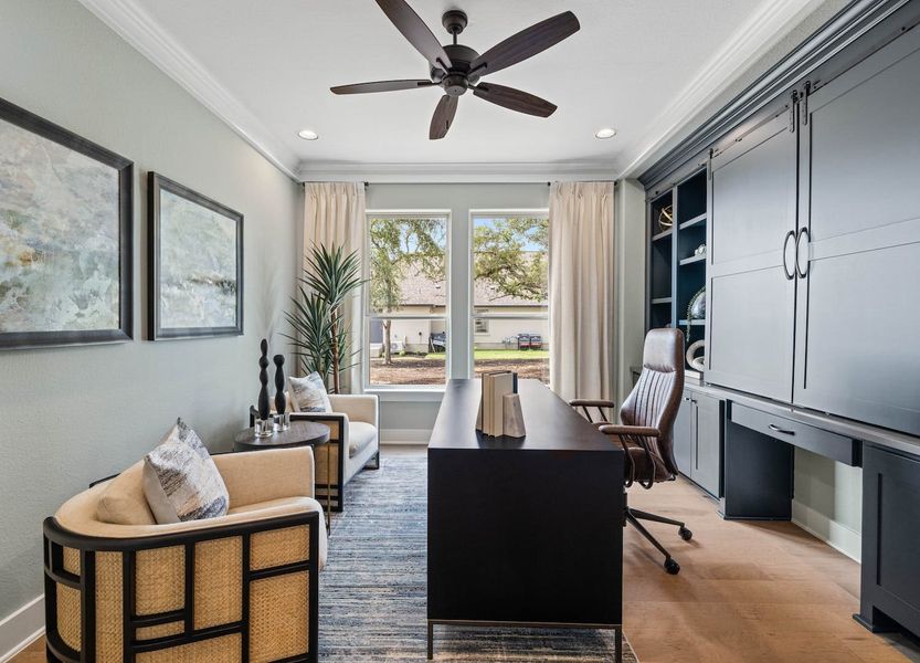Whitehall Floor Plan in The Colony, Bastrop | Sitterle Homes Study Whitehall Floor Plan in The Colony, Bastrop | Sitterle Homes Study