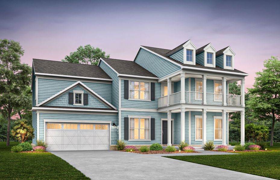 Representative exterior photo of a completed home built from the Woodward by Pulte Homes in Indigo Bay, Myrtle Beach, SC (Image 21). Representative exterior photo of a completed home built from the Woodward by Pulte Homes in Indigo Bay, Myrtle Beach, SC (Image 21).