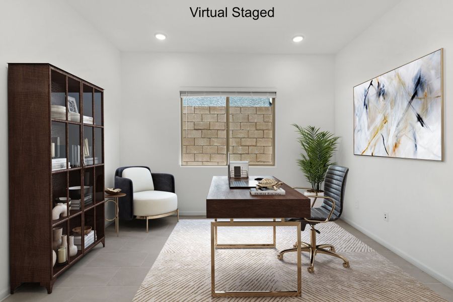 Furnished interior view inside a new home in Saguaro Reserve II, Marana (Image 6).