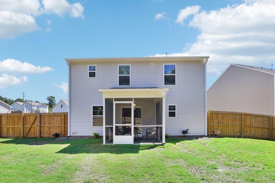Representative exterior photo of a completed home built from the Benjamin by Great Southern Homes in Canopy Of Oaks, Sumter, SC (Image 32).