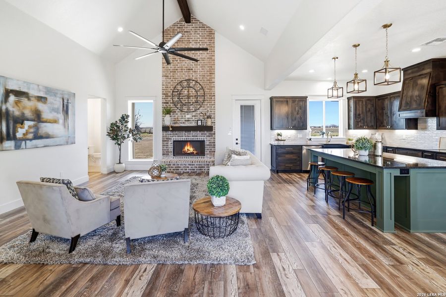 Furnished interior view inside a new home in Century Oaks, Seguin (Image 4).