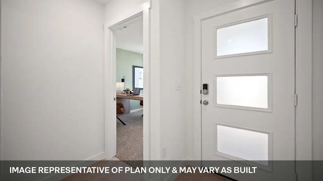 Furnished interior view inside a new home in Trails at Wildhorse, Austin (Image 4).