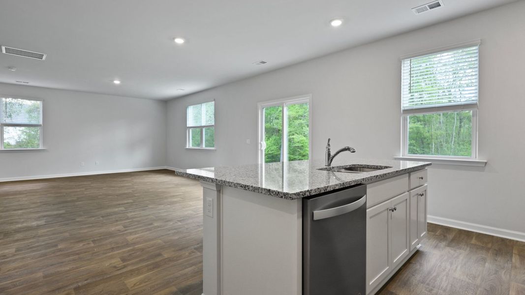 Representative furnished interior of a home built from the GALEN by D.R. Horton in Lakeview at Kitfield, Moncks Corner (Image 4).