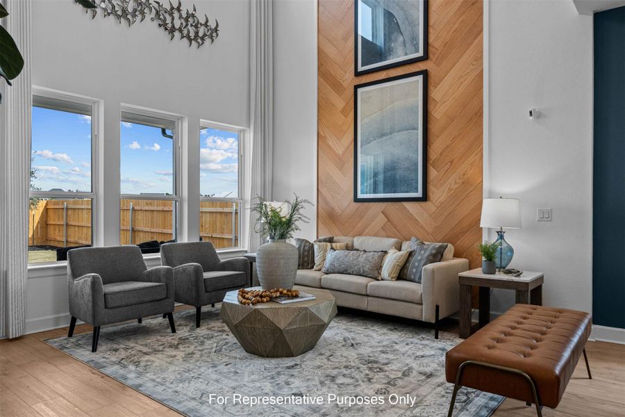 Furnished interior view inside a new home in Estancia West, Manchaca (Image 8). Furnished interior view inside a new home in Estancia West, Manchaca (Image 8).