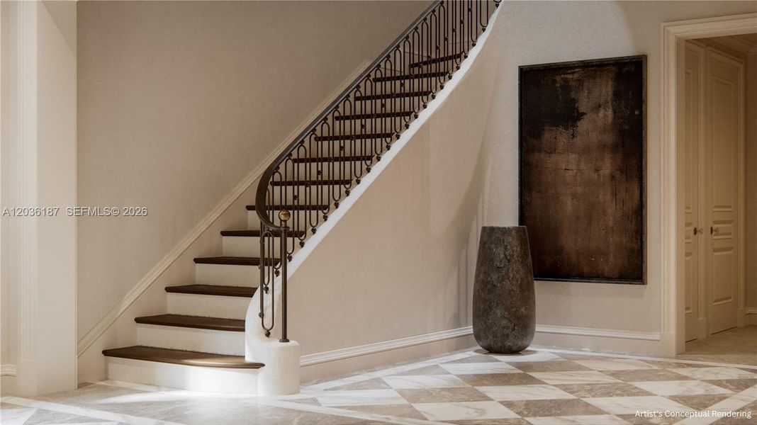 Spacious, unfurnished interior of a new home in , Coral Gables (Image 16). Spacious, unfurnished interior of a new home in , Coral Gables (Image 16).