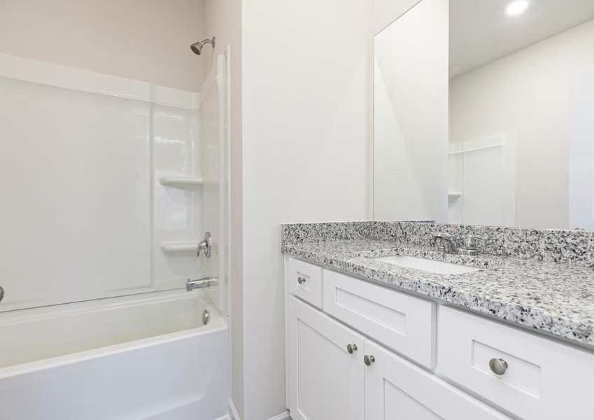 With so much counter space, getting ready for your day will be a breeze