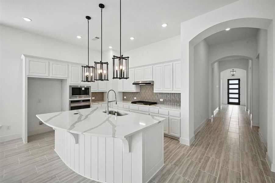 Furnished interior view inside a new home in Wellington: 50ft. lots, Haslet (Image 6).