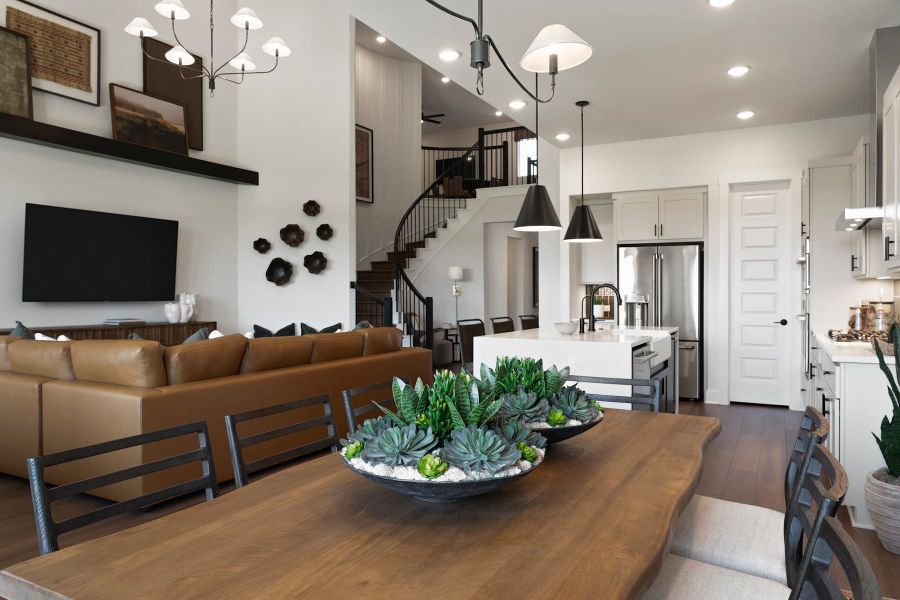 Furnished interior view inside a new home in Lagos Reserve, Manor (Image 27).