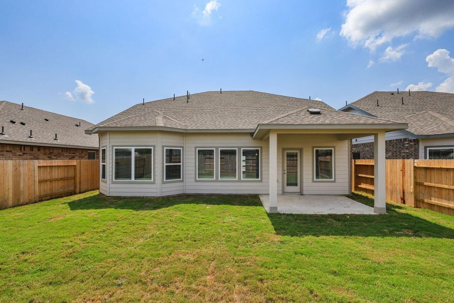 Exterior details and patio area of a home in Southwinds, Baytown (Image 1). Exterior details and patio area of a home in Southwinds, Baytown (Image 1).