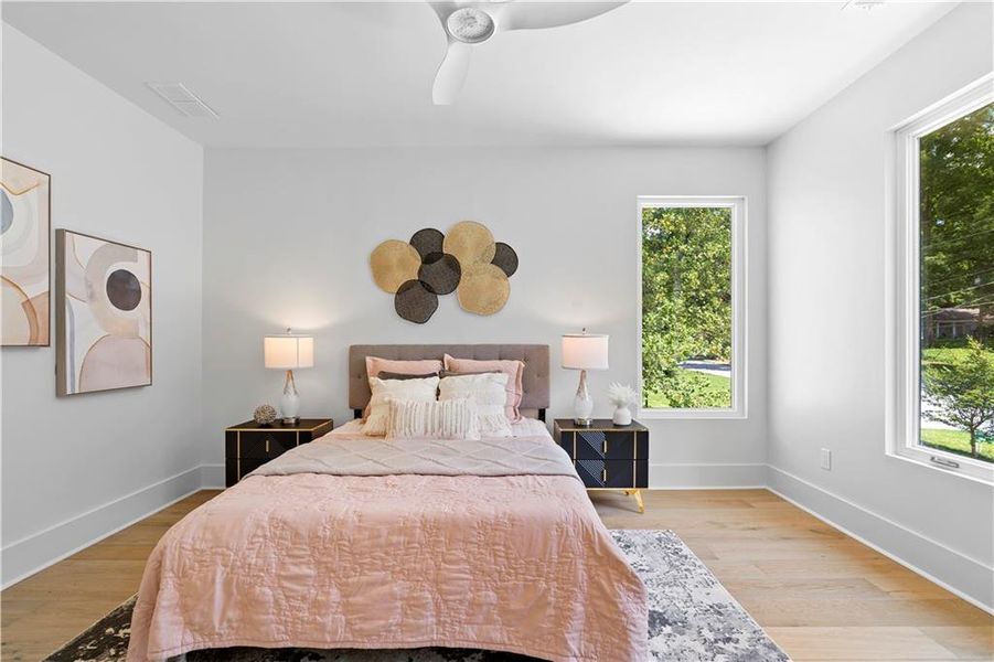 Furnished interior view inside a new home in , Atlanta (Image 77). Furnished interior view inside a new home in , Atlanta (Image 77).