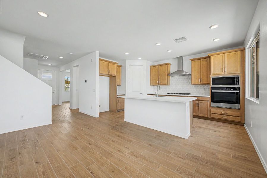 Furnished interior view inside a new home in Soleo, San Tan Valley (Image 2).