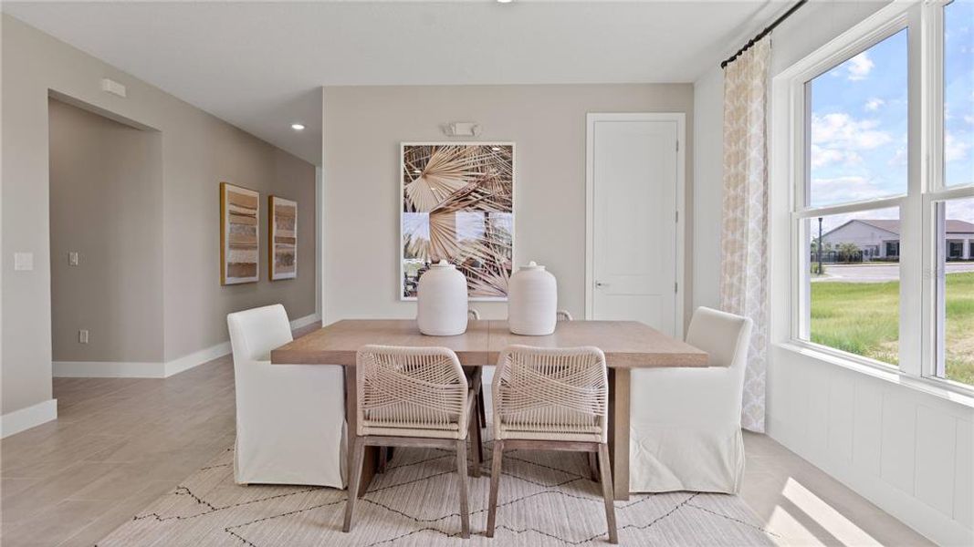 Furnished interior view inside a new home in Trailside, Mount Dora (Image 3). Furnished interior view inside a new home in Trailside, Mount Dora (Image 3).