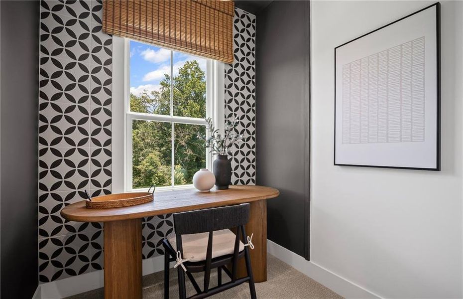 Furnished interior view inside a new home in Silverwood, Cumming (Image 25).