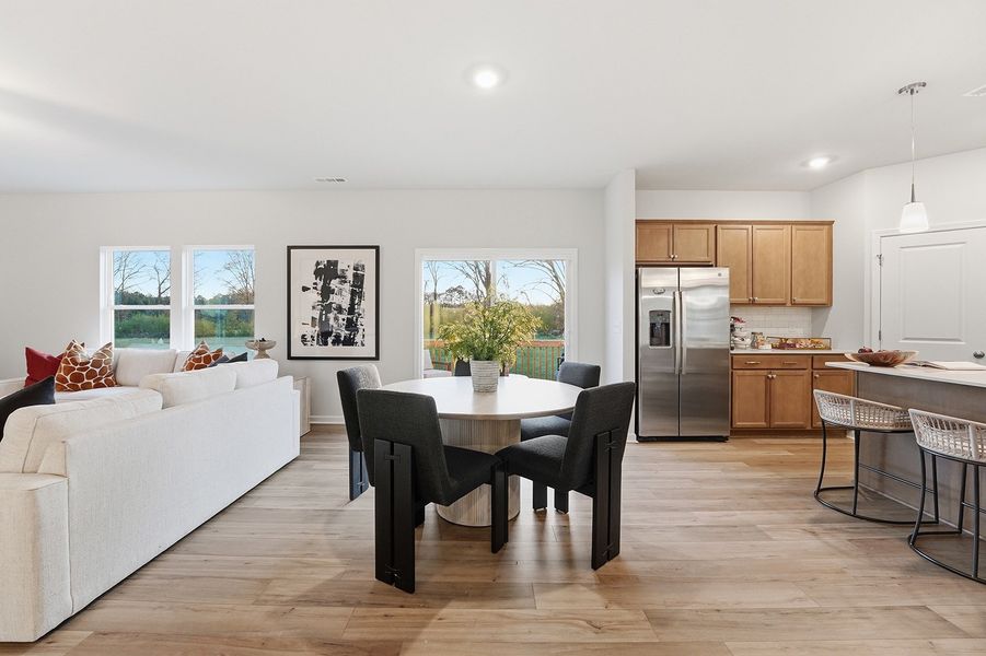 Representative furnished interior of a home built from the Telfair - Genesis Value Collection by Mungo Homes in Piper Creek, Newton (Image 4).