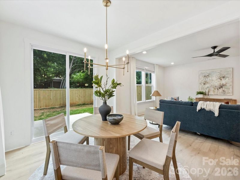 Furnished interior view inside a new home in , Charlotte (Image 5).