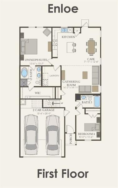 First floor plan